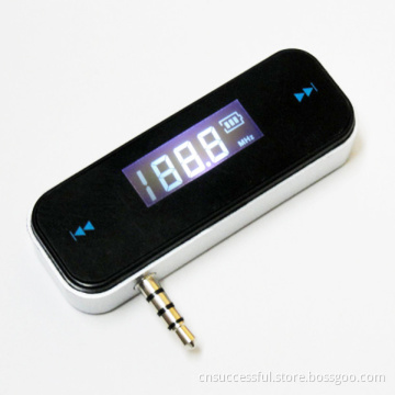 3.5mm Audio FM Transmitter for iPhone iPad and All Smart Phone